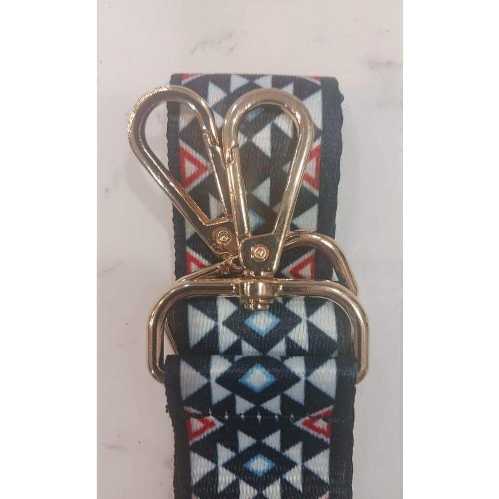 Geometric Pattern Adjustable Purse Strap - Picture 4 of 5